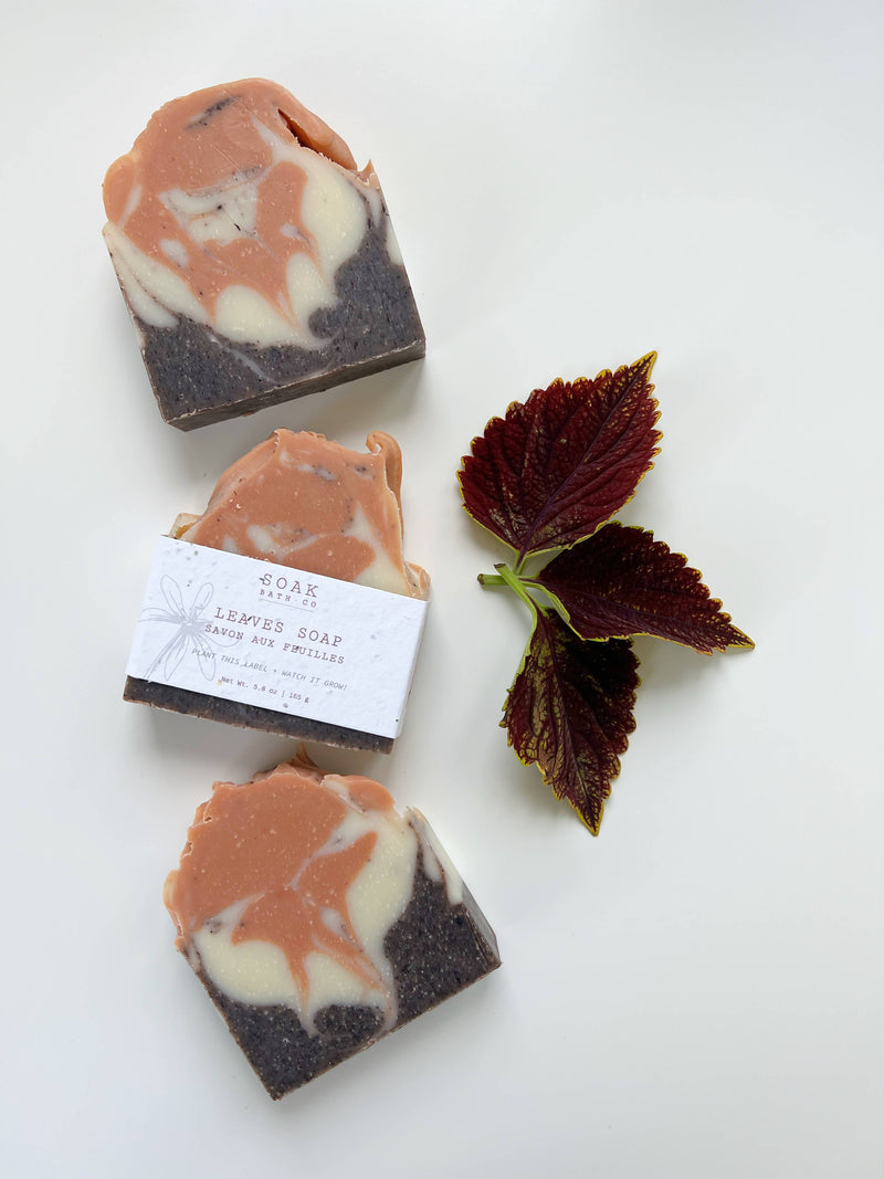 SOAK Bath Co - Leaves Soap Bar - Fall Collection