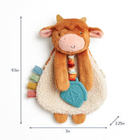 Itzy Ritzy Highland Cow Itzy Friends Lovey™ Plush