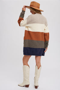 Color Block Cardi