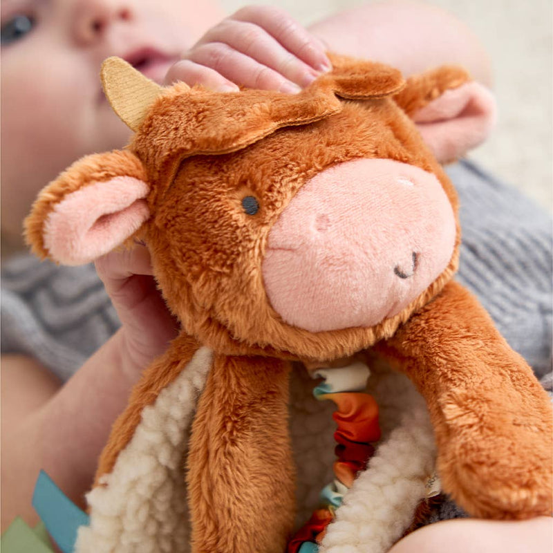 Itzy Ritzy Highland Cow Itzy Friends Lovey™ Plush