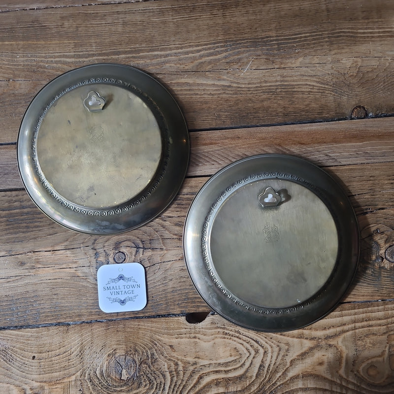 STV27 Brass Plates with Vintage Portraits