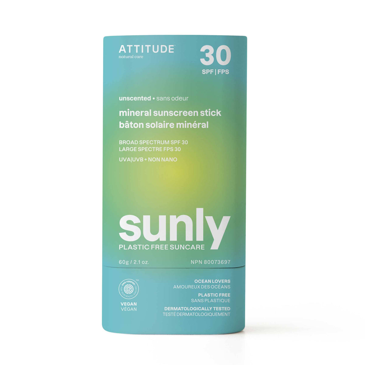 Sunly Sunscreen Stick SPF30-Unscented