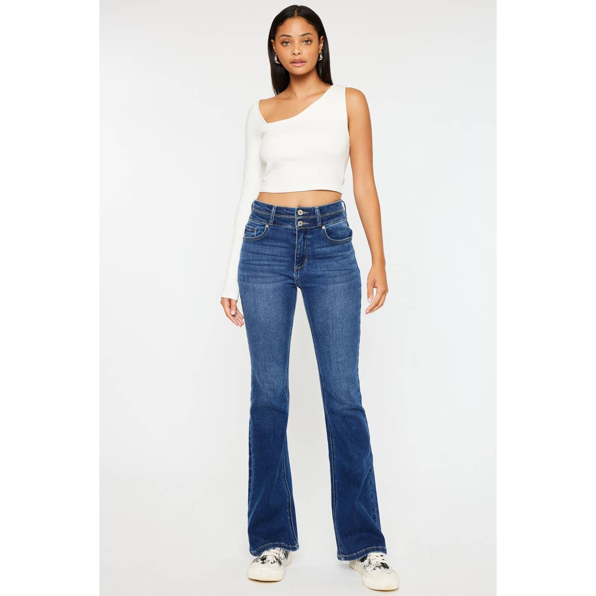 Kan Can Hamlet skinny Boot Cut Jeans