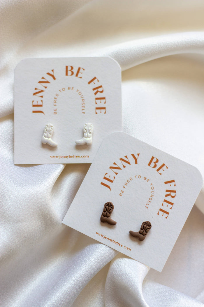 Jenny Be Free - Mini Boot Studs: Cowboy Brown