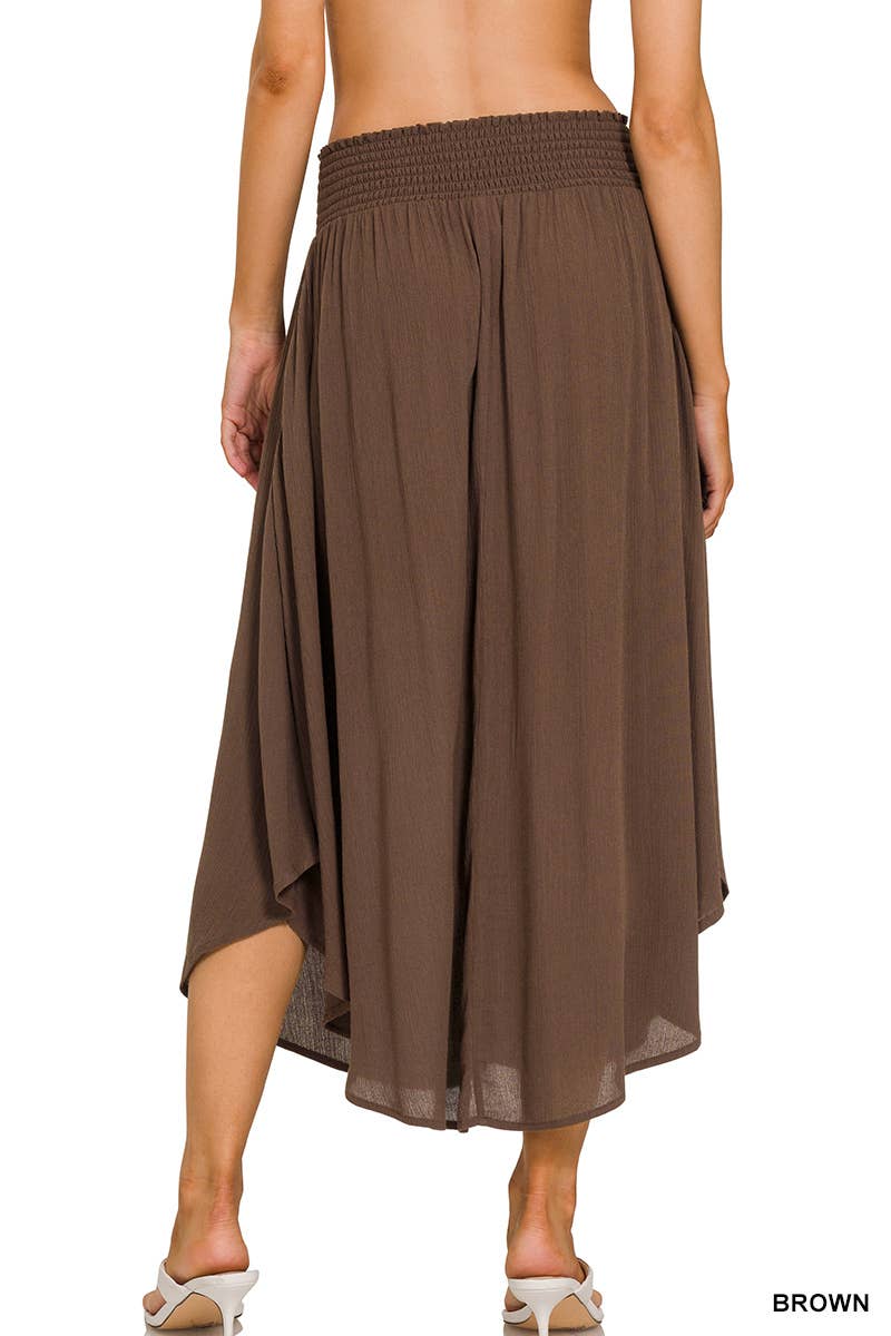 The Hazel Maxi Skirt - Brown