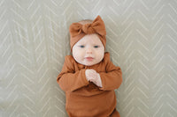 Mebie Baby - Organic Cotton Head Wrap - Rust