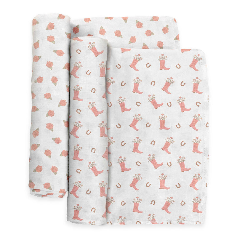 JuJuBe - Swaddle Blanket Set Bloomin' Boot