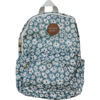 Mebie Baby Green Daisy Mini Backpack