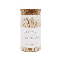 Medium Hearth Matches - White