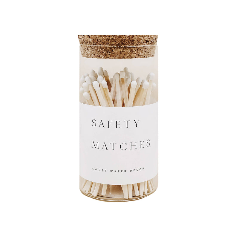 Medium Hearth Matches - White