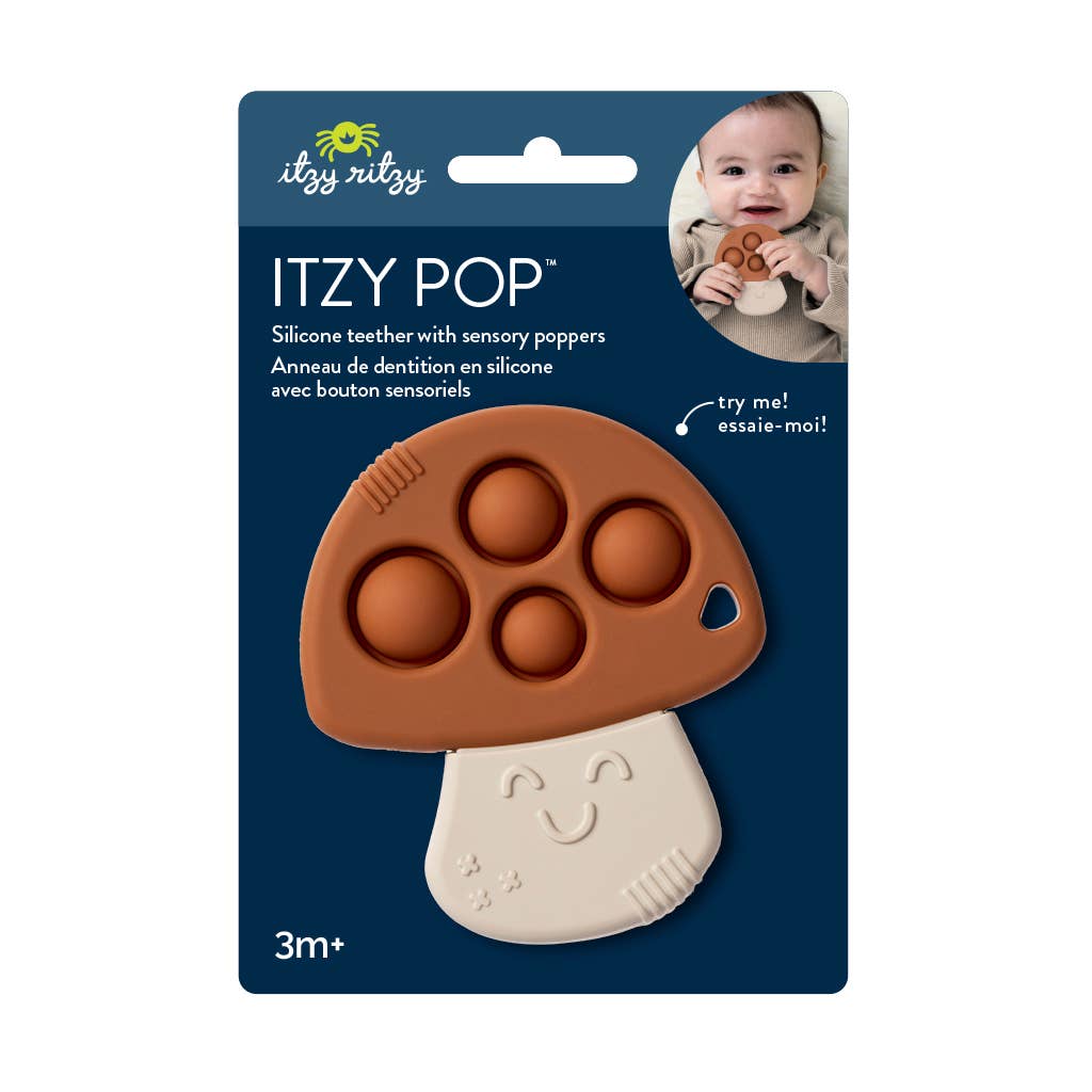 Itzy Ritzy - Itzy Pop™ Sensory Popper Toy: Mushroom