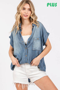 Bleachout Denim Shirt