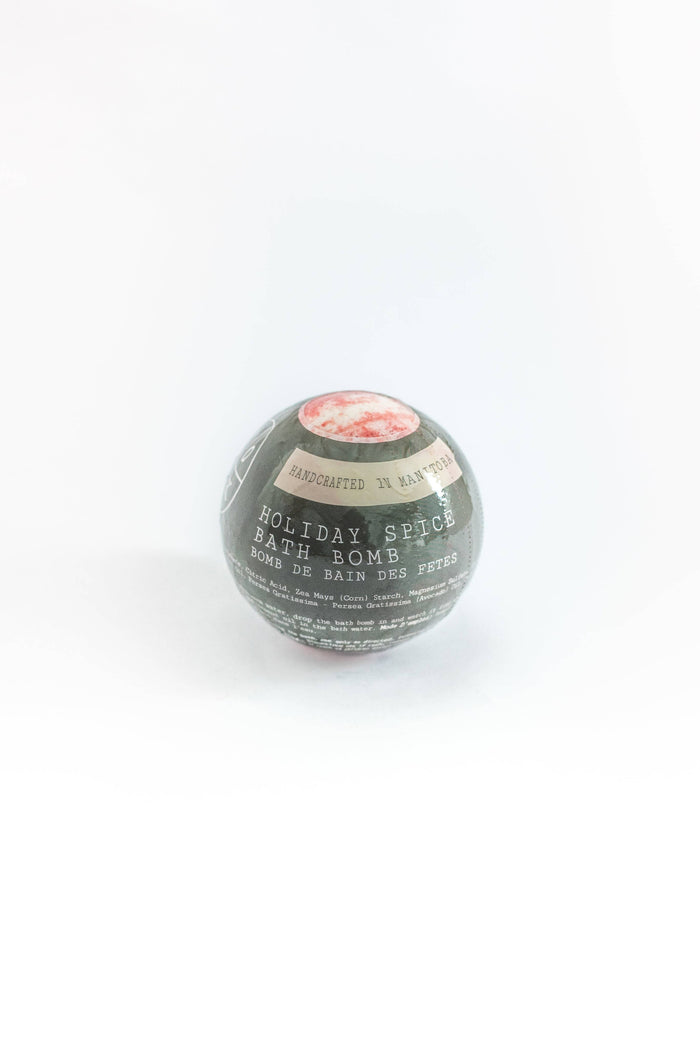 SOAK Bath Co - Holiday Spice Bath Bomb (Eggnog Scented)