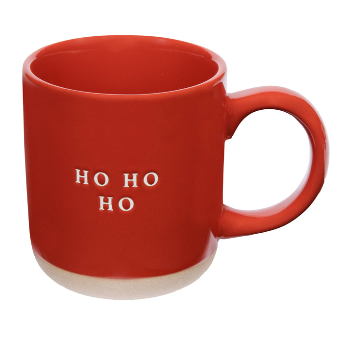 Sweet Water Decor - Ho Ho Ho Red Stoneware Coffee Mug