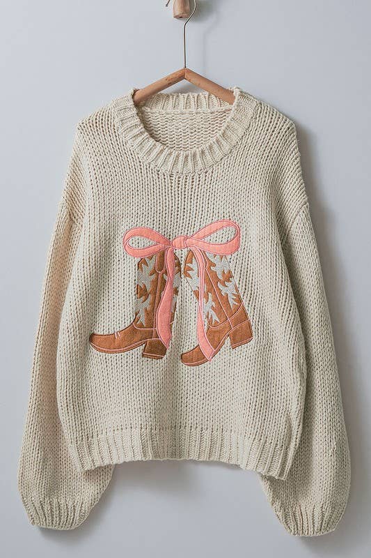 Coquette Cowgirl Knit Sweater