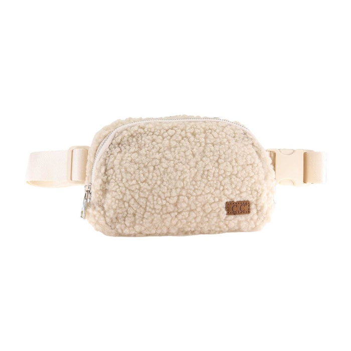 Sherpa Belt Bag-Beige