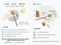 Plantish - Sisal Dish Brush Head Refill