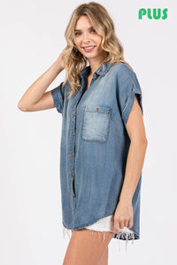 Bleachout Denim Shirt