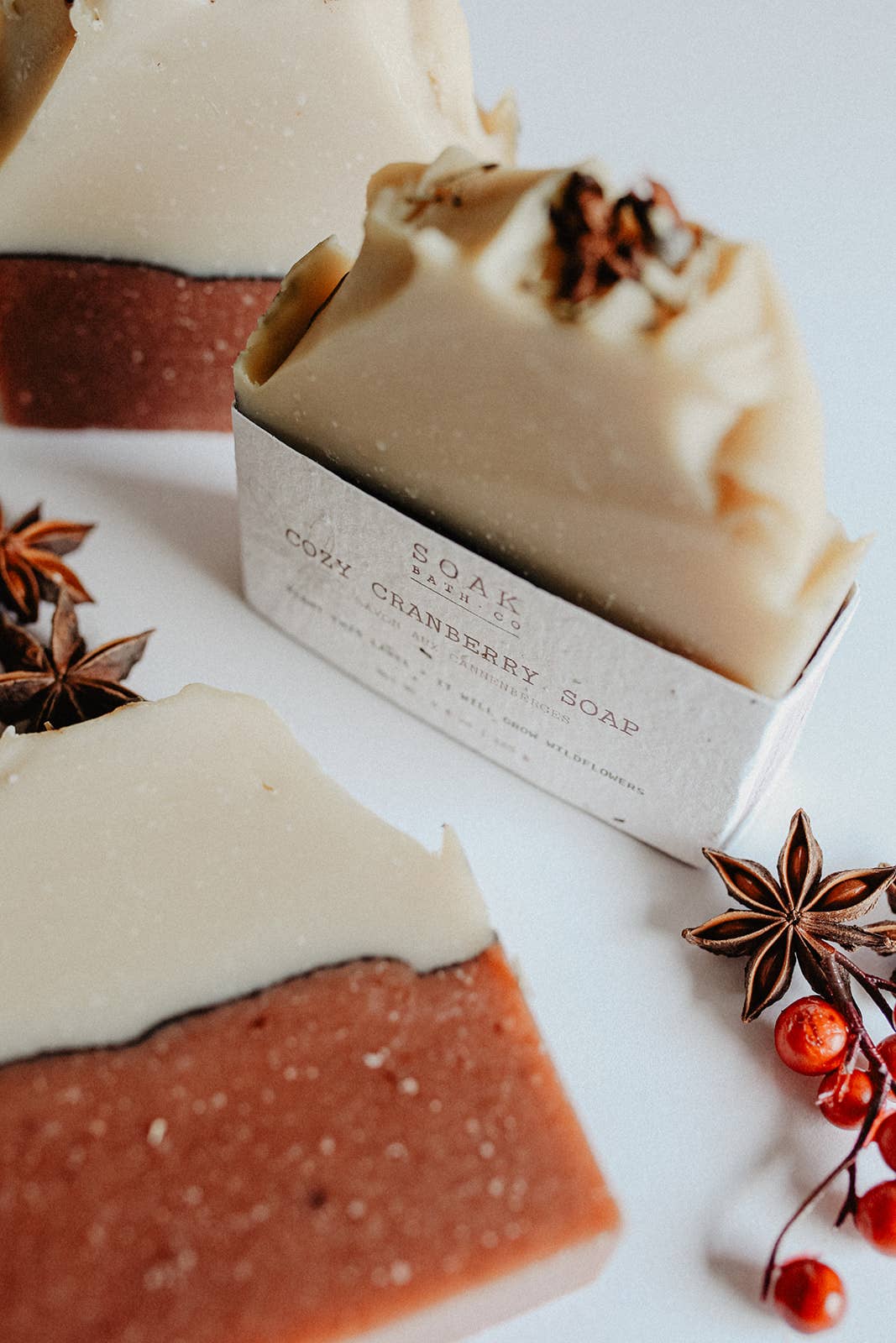 SOAK Bath Co - Cozy Cranberry Soap Bar