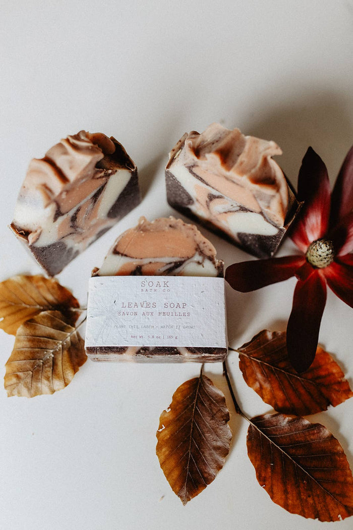 SOAK Bath Co - Leaves Soap Bar - Fall Collection