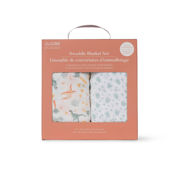 JuJuBe - Swaddle Blanket Set Roarsome