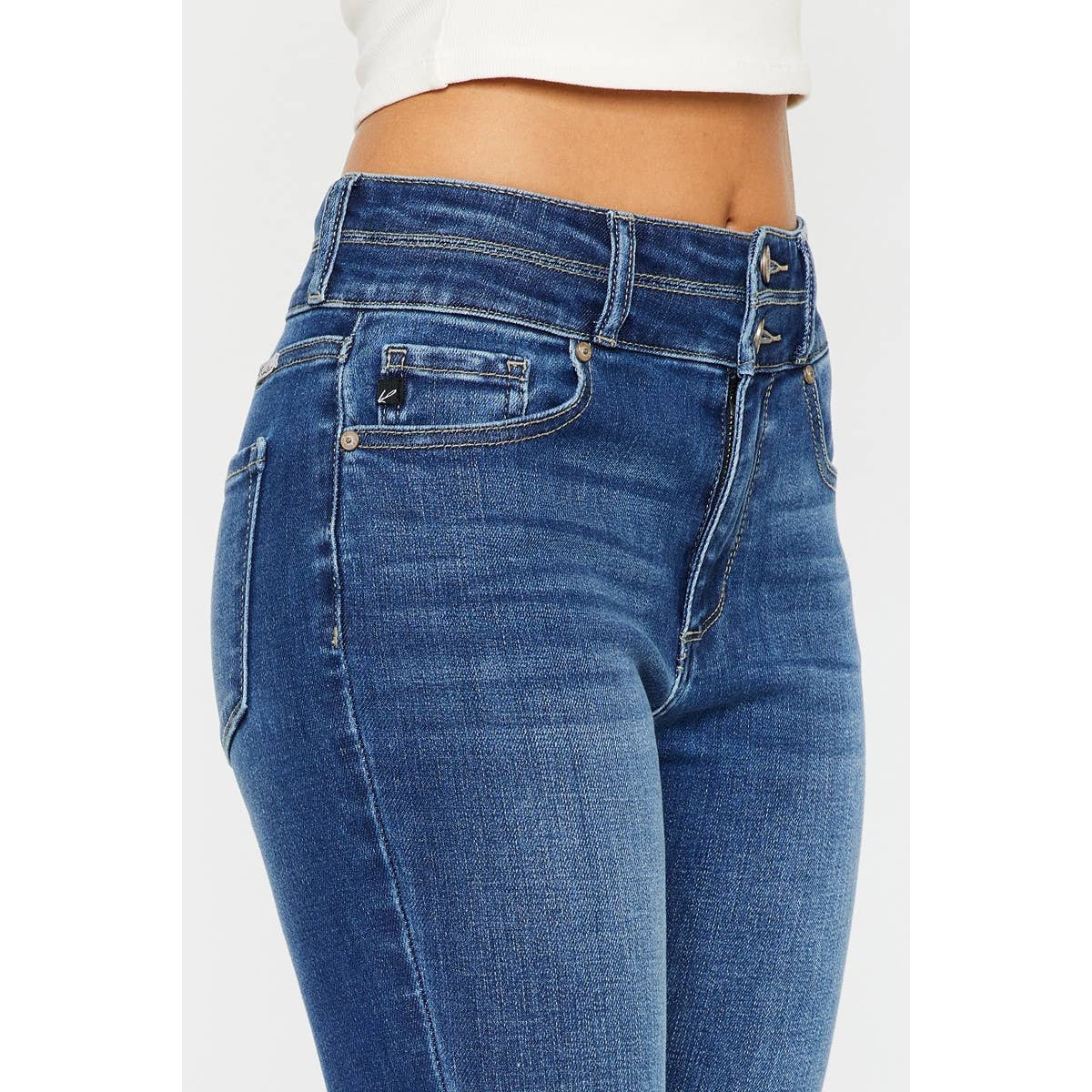 Kan Can Hamlet skinny Boot Cut Jeans