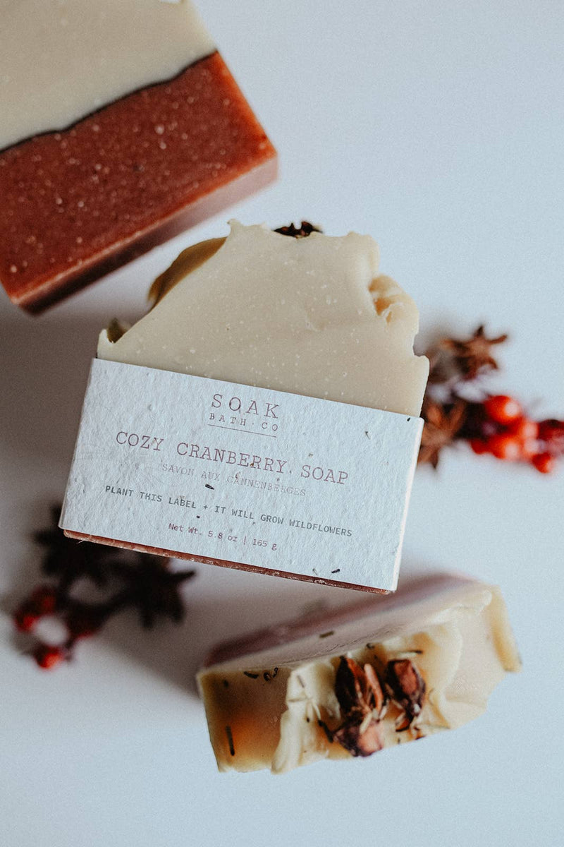 SOAK Bath Co - Cozy Cranberry Soap Bar