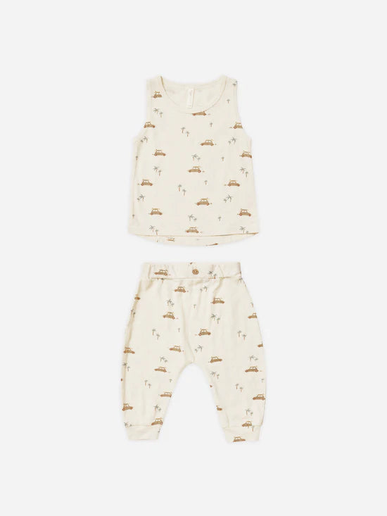 Tank and Slouch Pant Set - Surf Buggy