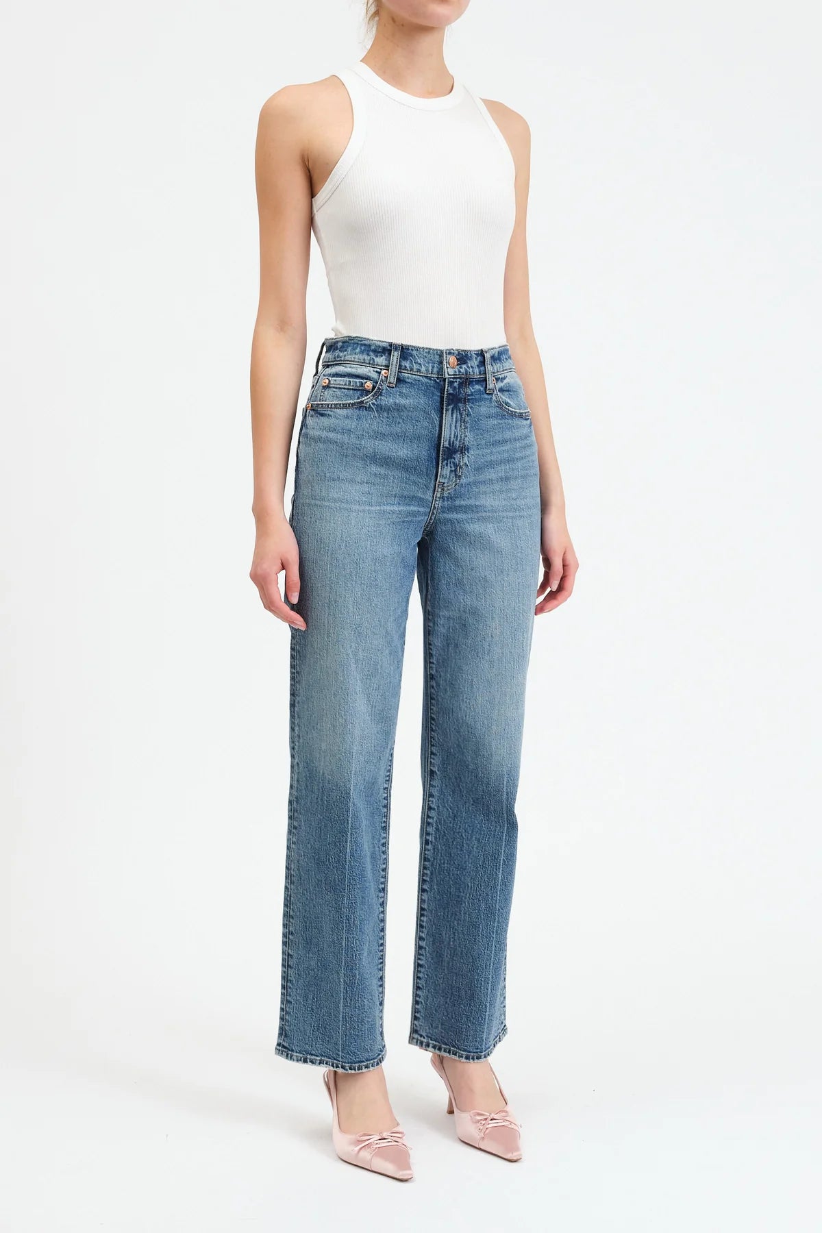 DAZE Denim Sundaze High Rise Straight in Brooklyn