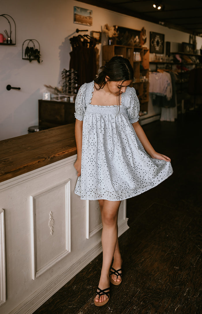 Rylee & Cru Milan Dress-Light Blue