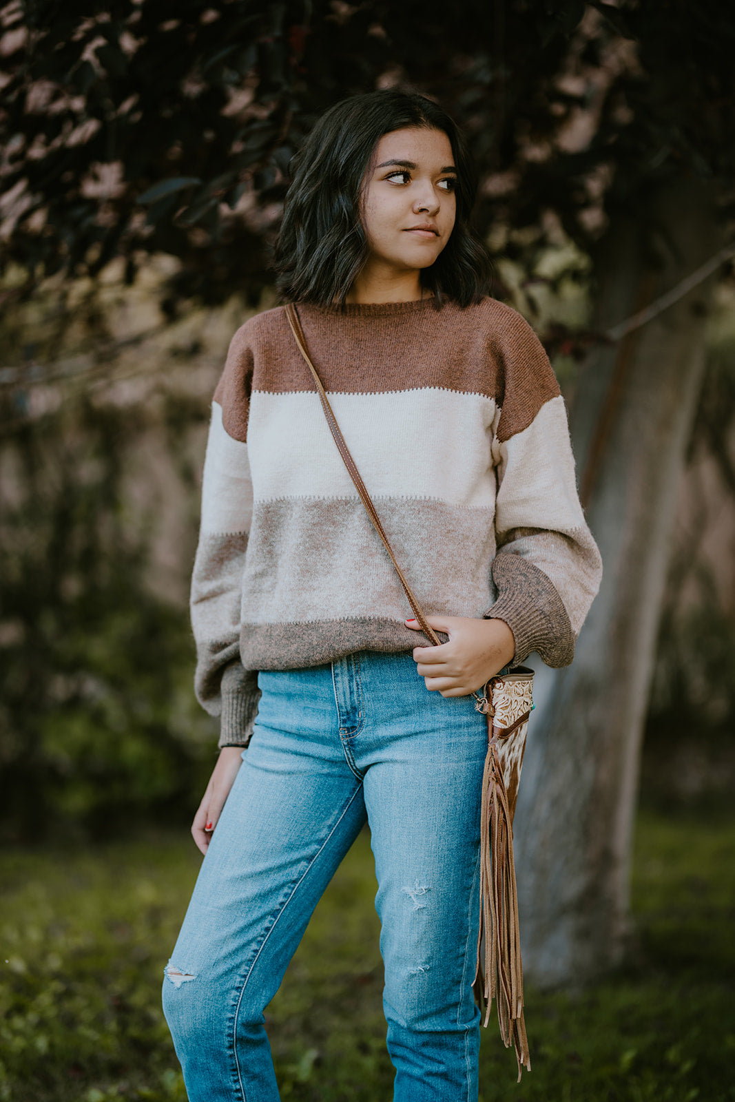 The Penelope Color Block Sweater - 2 Colors