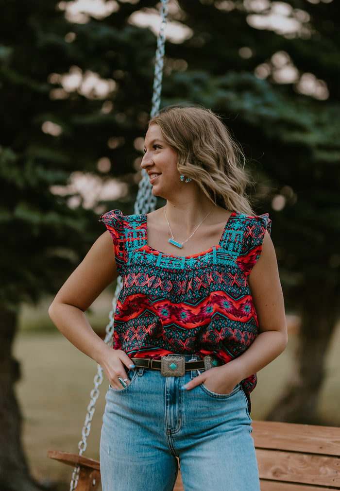 The Crimson Blouse