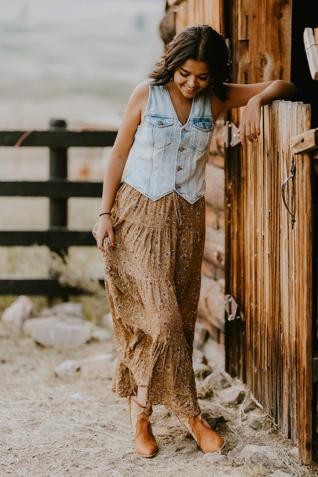 Yarrow Paisley Skirt