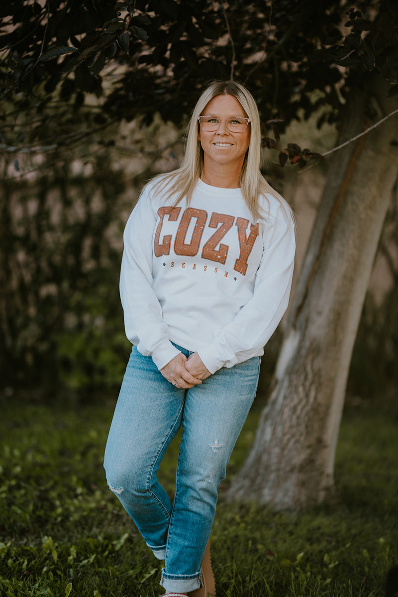 Cozy Season College Crew Neck