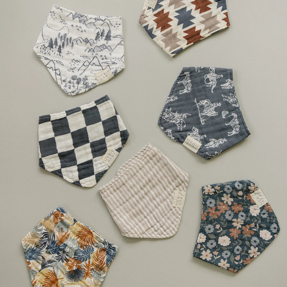 Mebie Baby Muslin Bibs