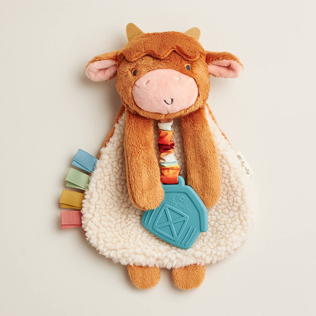 Itzy Ritzy Highland Cow Itzy Friends Lovey™ Plush