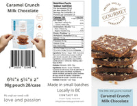 Fraser Valley Gourmet Ltd. - Caramel Crunch - Milk Chocolate