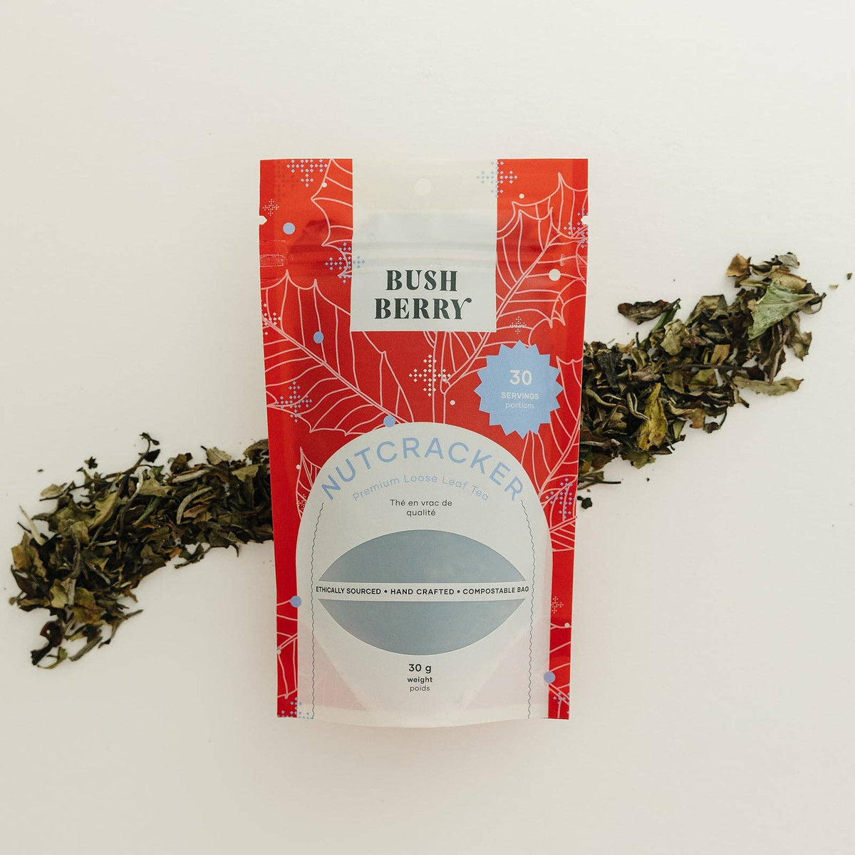 Bush Berry - Organic Nutcracker Loose Leaf Tea: Single