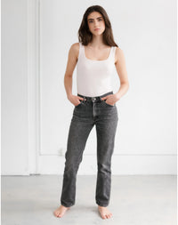 Brunette the Label - Fitted Bodysuit - Bellini