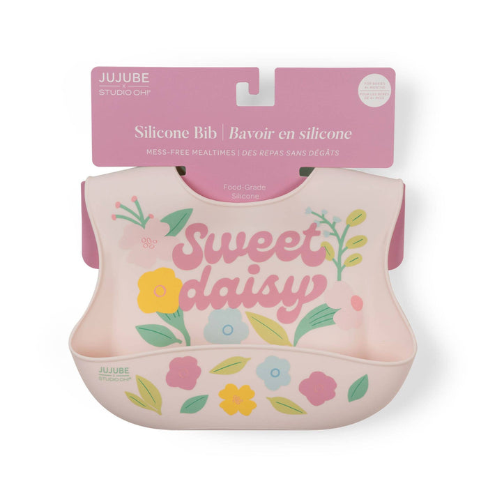 JuJuBe - Silicone Bib Sweet Daisy