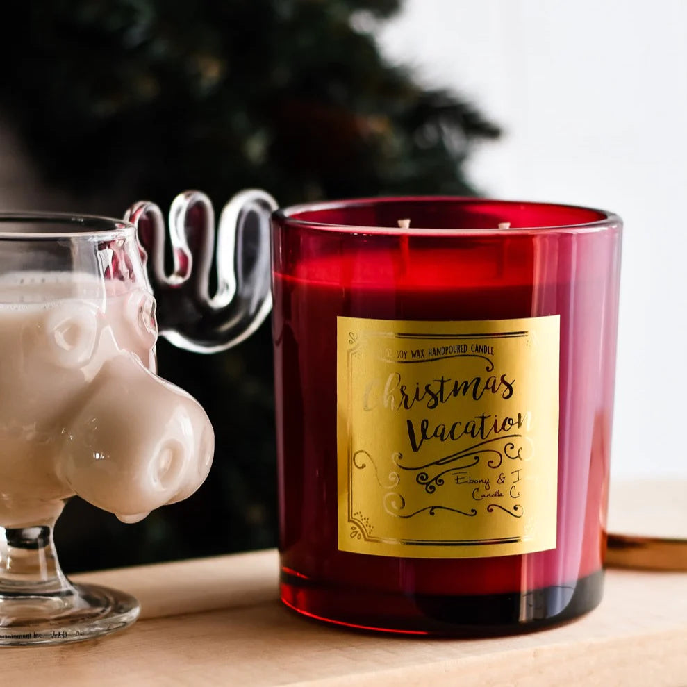 Ebony & Ivory Candles - Christmas