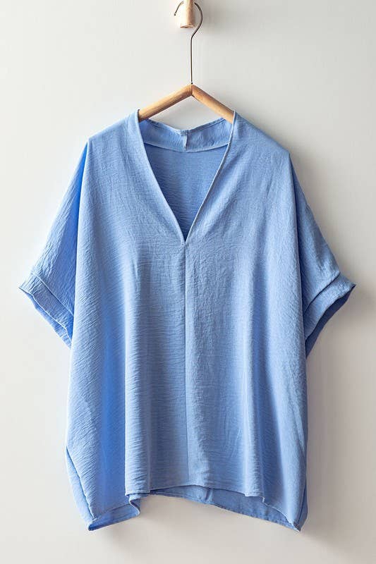 Blue Over You Vneck Top