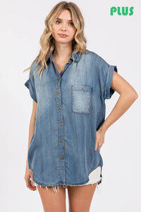 Bleachout Denim Shirt