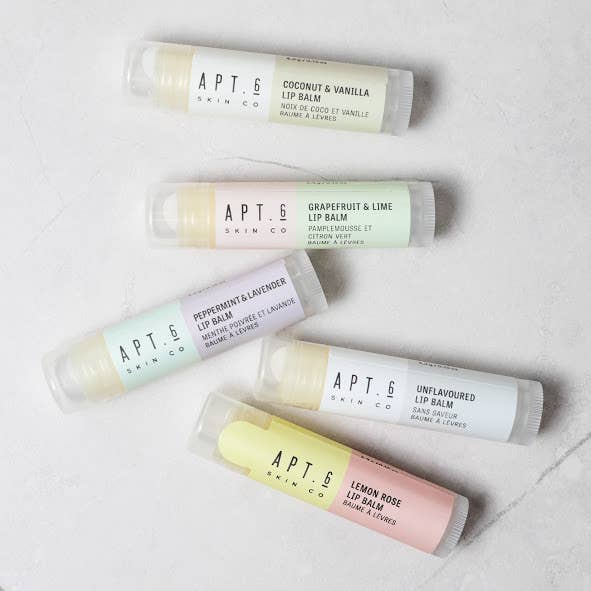 Apt. 6 Skin Co. - Classic Lip Balms: Lemon + Rose