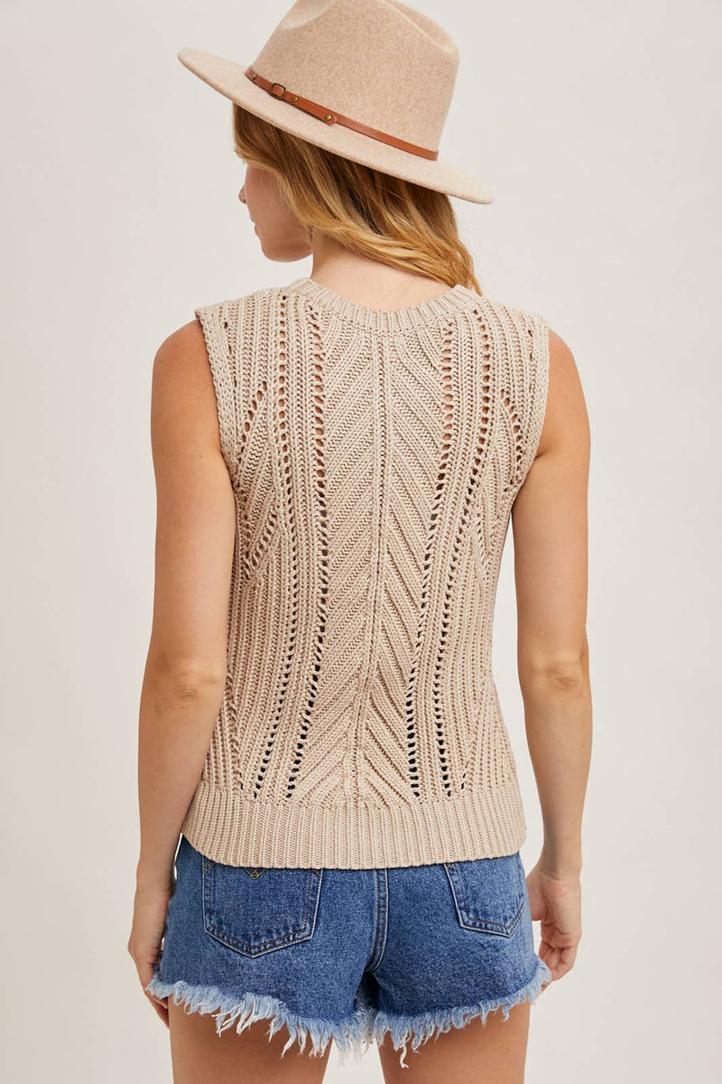 The Champagne Sweater Tank