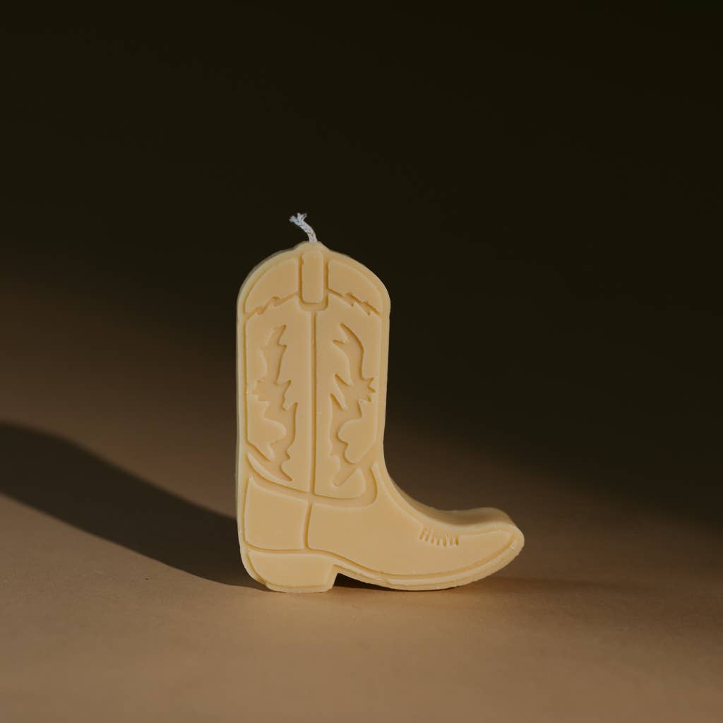 Cowboy Boot Candle - Desert