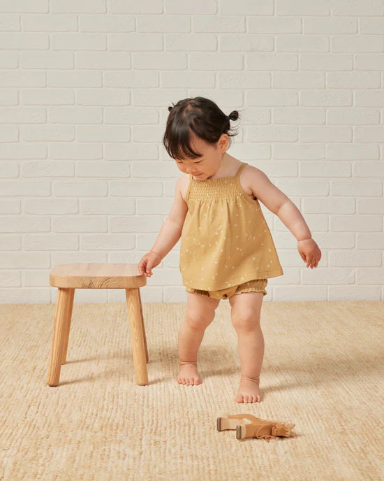 Quincy Mae Smocked Tank + Bloomer Set || Stars