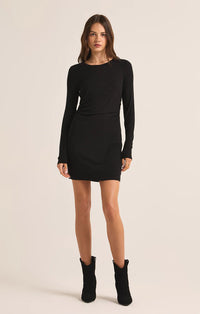 Z Supply Winnie Rib Dress-Black