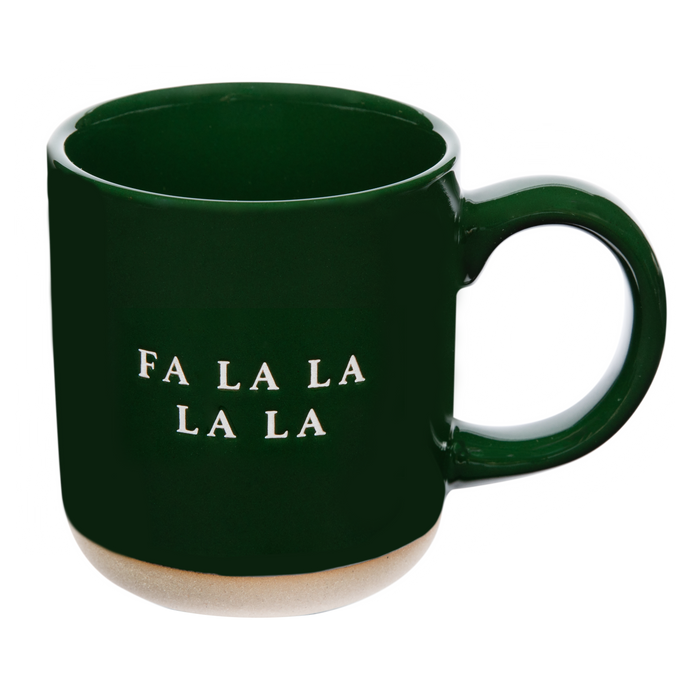 Fa La La Stoneware Coffee Mug